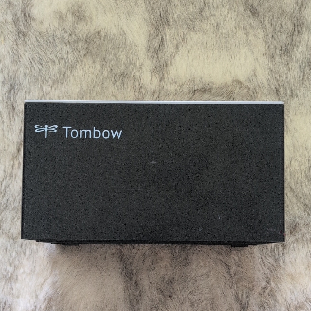 Tombow Black Storage Box for Colored Pencils.  Holds 108 Pencils.